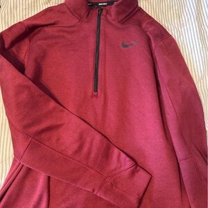 Nike Golf Burgundy 1/4 zip